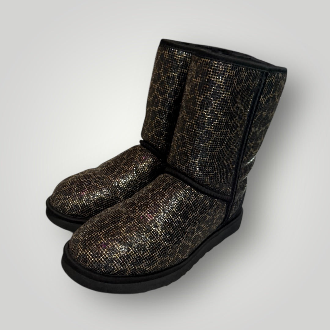 Black with metallic gold shimmer Ugg Women-Shoes, 10